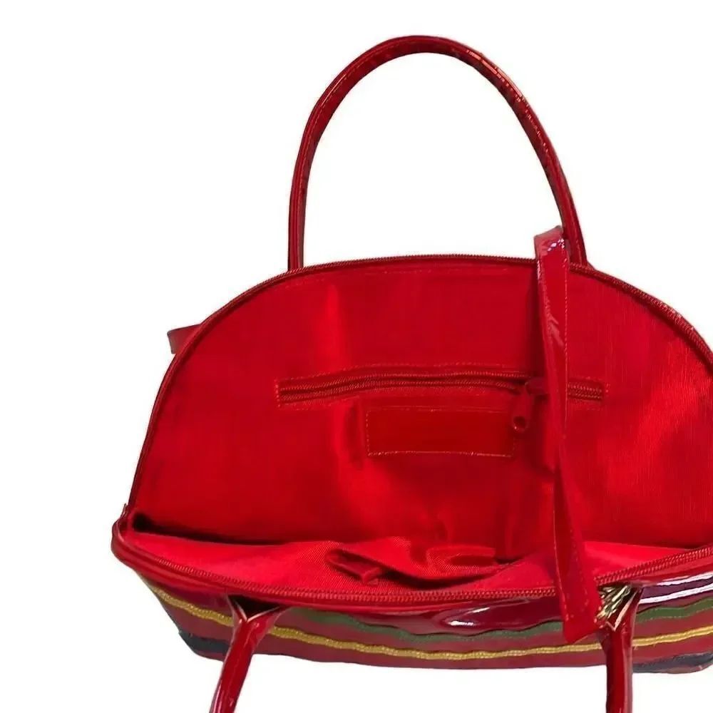 Sydie Lansing red patent purse. - Picture 6 of 8